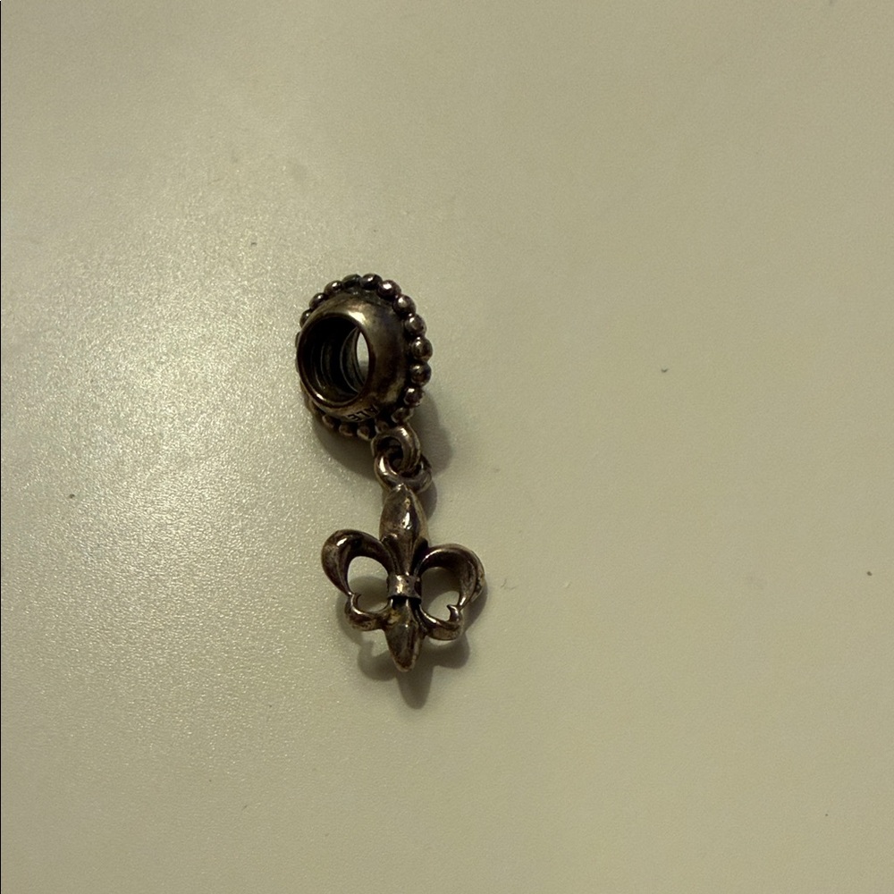 Pandora Silver Fleur-de-Lis Charm Bracelet